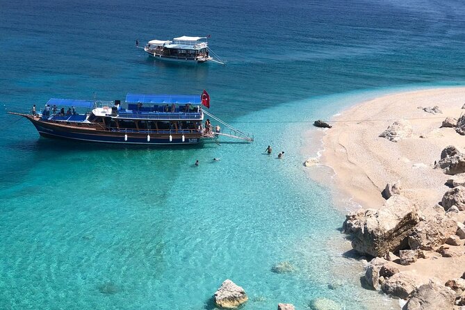 Adrasan & Suluada (Turkish Maldives) Island Boat Tour - American Bay and Kargıcak Bay until 16:30: water time with a view