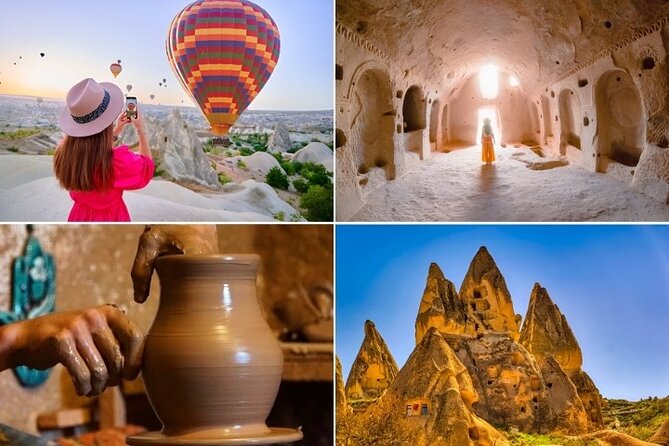 Antalya : 2 Days Cappadocia Tour w/ Option Cave Hotel Ballon Ride - Key highlights at a glance