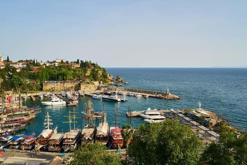 Antalya: 2-hourYachtTour toLowerDudenFalls with audioİnfo - Key highlights worth your attention