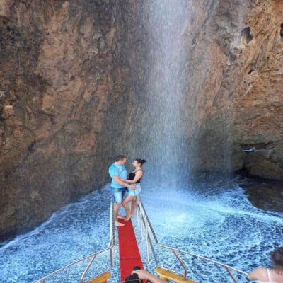 Antalya/ Belek Relax Boat Tour with Lunch & Soft Drinks - Antalya cliffs from the water: why the cruise part matters