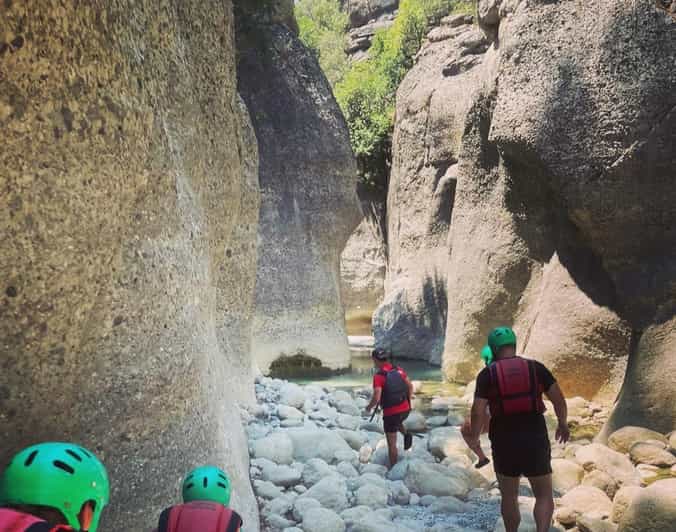 Antalya: Canyoning, Rafting, Quad, Jeep & Zipline with Lunch - The Eurymedon Bridge moment: swim it or walk the 700m path