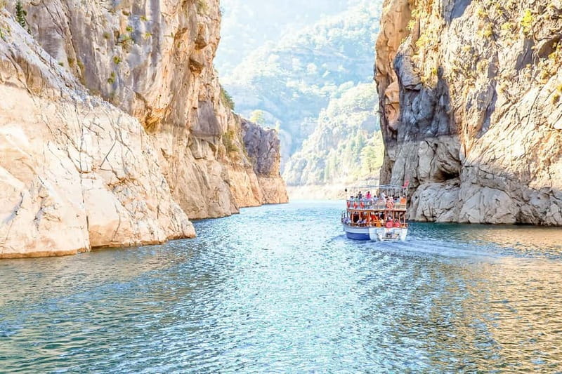 Antalya: Green Canyon Boat Trip w/Lunch near Green Lake - The boat route: Grand Canyon, Little Canyon, and the best swimming rhythm