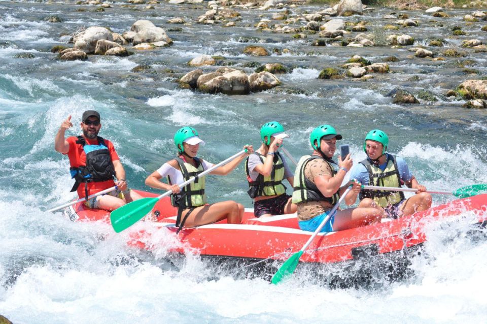 Antalya/Kemer: Koprulu Canyon Whitewater Rafting with Lunch - On the Water: 10 Rapids, Team Paddling, and Where You’ll Swim