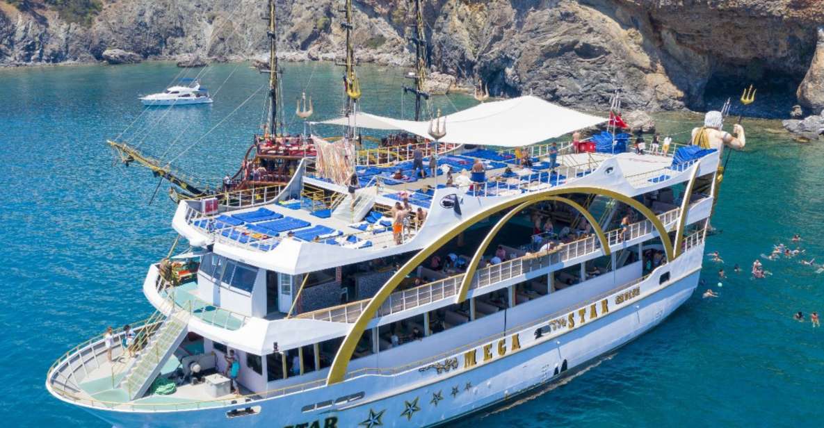 Antalya & Kemer: Megastar Catamaran Cruise With Foam Party - Kemer Marina Departure, Hotel Pickup, and the Real Timing