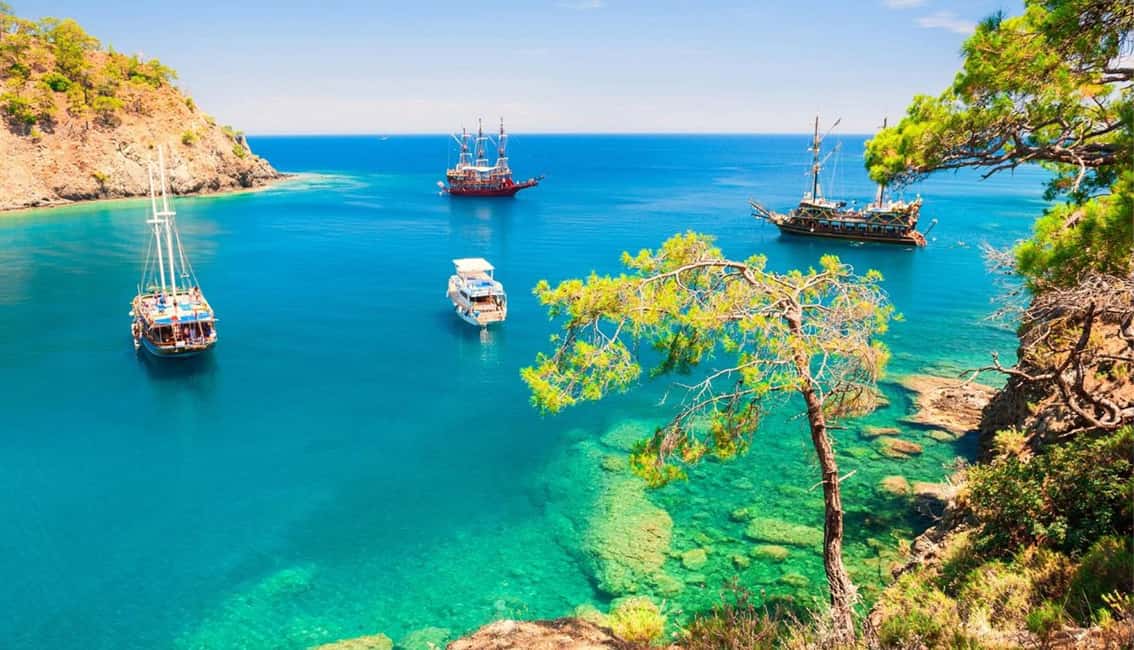Antalya & Kemer: Pirate Boat Tour With Foam Party & Swimming - The Pirate Boat Vibe: Music and Foam Party Energy