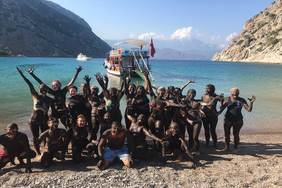 Antalya/Kemer: Porto Genoese Boat Trip & Mud Bath with Lunch - Porto Ceneviz Koyu: The Main Event for Swimming, Lunch, and Mud Bath