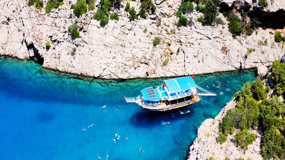 Antalya/Kemer: Porto Genoese Boat Trip & Mud Bath with Lunch - Lunch on Board: What’s Included and How to Make It Work