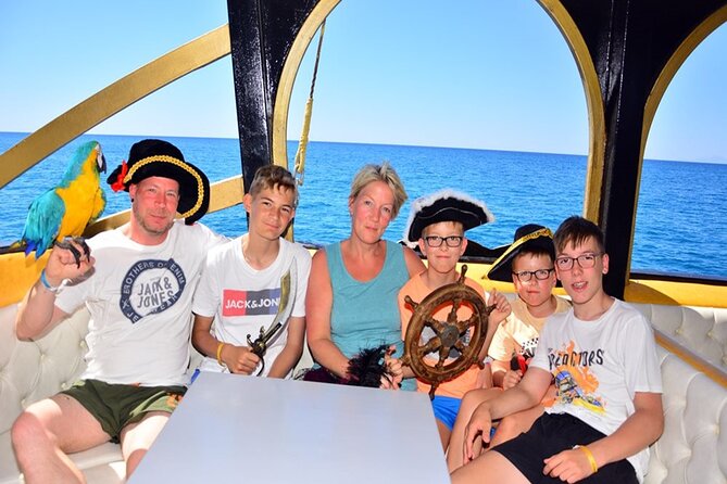 Antalya Lara Pirate Boat Trip w/Soft Drinks, Lunch & Pickup - Kids’ Entertainment: Face Painting and a Real Foam Party