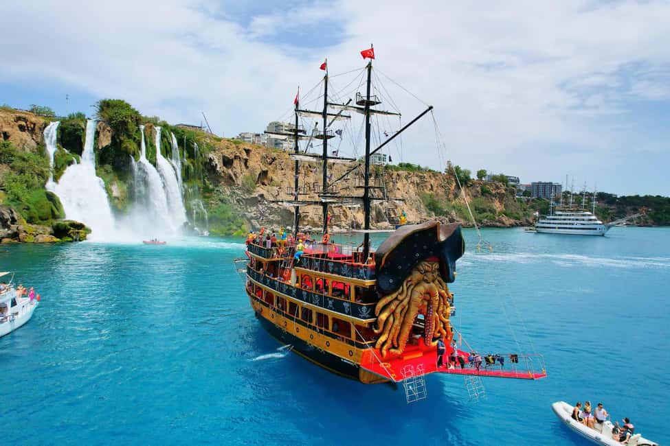 Antalya: Lara Pirate Boat Trip with Lunch and Pickup - Sailing and the “Three Stops” Structure: How the Day Flows