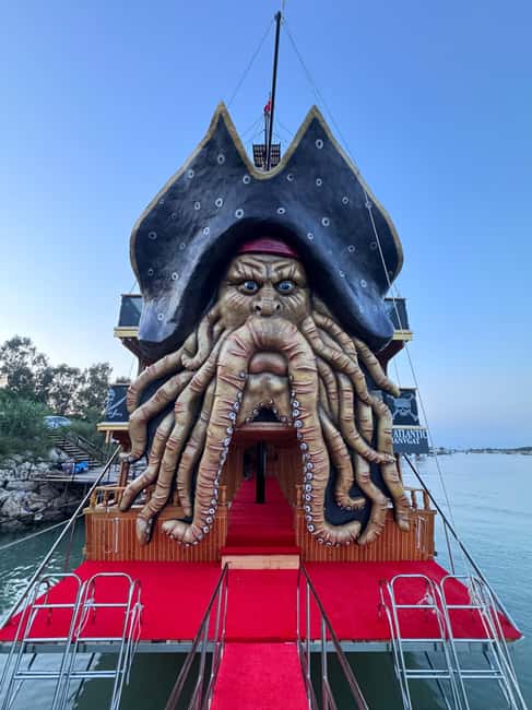 Antalya: Lara Pirate Boat Trip with Lunch and Pickup - Swimming and Snorkeling Breaks: Enjoy Clear Water Without Overplanning