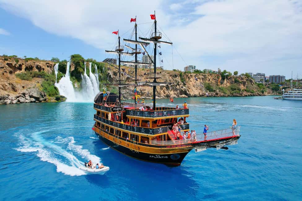 Antalya: Lara Pirate Boat Trip with Lunch and Pickup - Lunch and Drinks: What You Get, What You’ll Need to Pay For