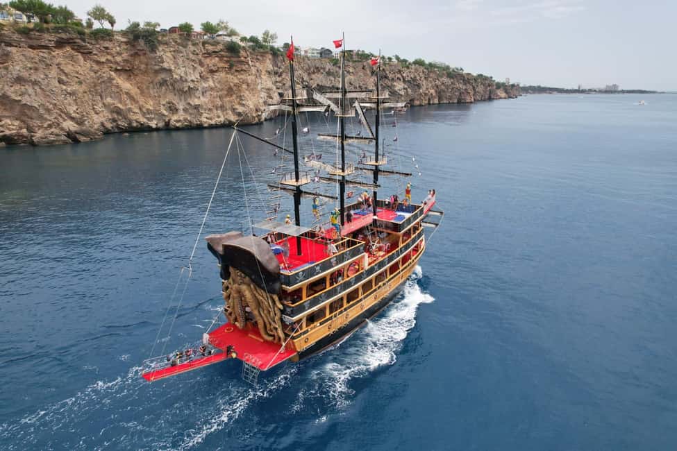 Antalya: Lara Pirate Boat Trip with Lunch and Pickup - Price and Value: Is $35 Fair for 8 Hours?