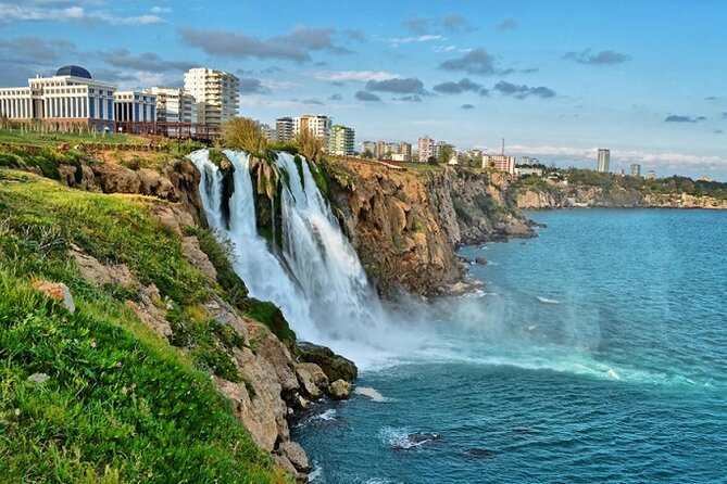 Antalya : Old City, Waterfalls with Boat & Olympos Cable Car - Kaleici Old Town: Hadrianus Gate, Minaret Details, and Harbor Time