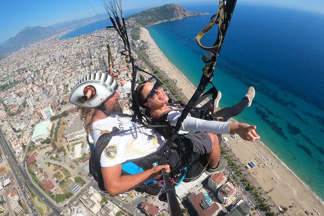 Antalya Paragliding Experience By Local Expert Pilots - The Cleopatra Coast flight: 10 to 15 minutes of pure adrenaline