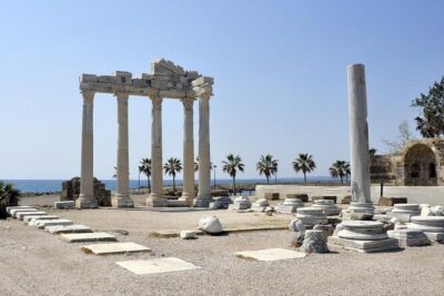 Antalya Perge Aspendos Side Daily Tours with lunch - Aspendos Ruins: the theater acoustics and the aqueduct vibe