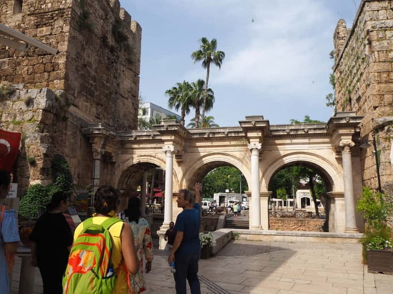 Antalya Private City Tour Waterfalls and Old Town Boat Tour - Kaleiçi Old Town and Hadrian’s Gate: Ottoman streets with Roman bones