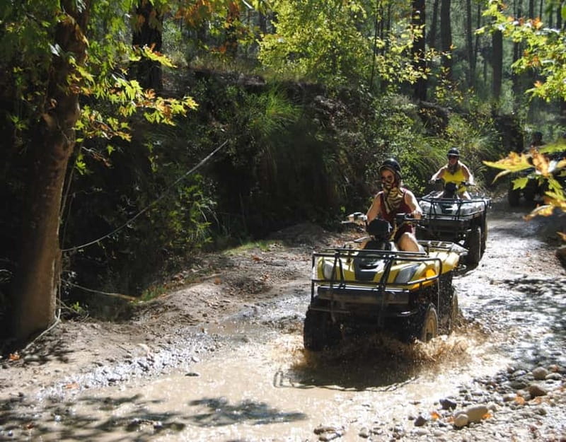 Antalya: Quad-Bike Excursion in Side Forest & Hotel Pick-Up - Hotel pickup and the transfer: getting to the trail without stress