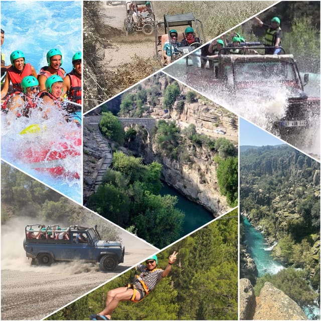 Antalya: Rafting Jeep Buggy&Quad Safari zipline canyon visit - Key Highlights You’ll Actually Feel