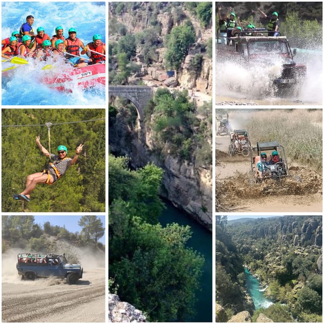Antalya: Rafting Jeep Buggy&Quad Safari zipline canyon visit - Zipline Over the Canyon: The Big View Moment (and a Breather)