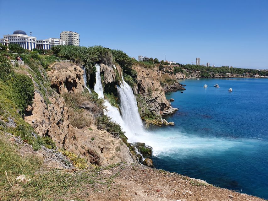 Antalya: Relax Boat Trip with Lunch to the Duden Waterfall - Wildlife Search: Caretta Caretta Turtles and Dolphin Chances