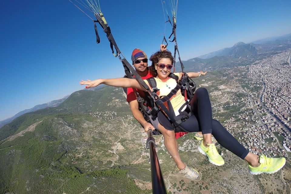 Antalya: Tandem Paragliding Experience with Transfer - Where You’ll Fly: Alanya, Cleopatra’s Beach, and Alanya Castle From Above