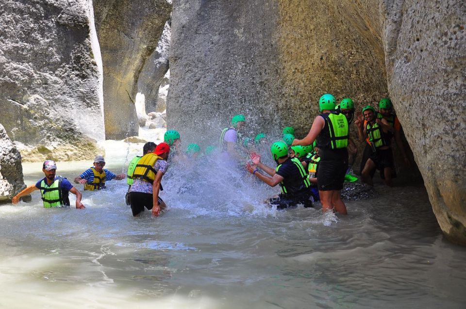 Antalya:Canyoning,Rafting,Zipline,Canyon visit with Lunch - Rafting Köprülüçay River: 14 km, 10 Rapids, and Real Momentum