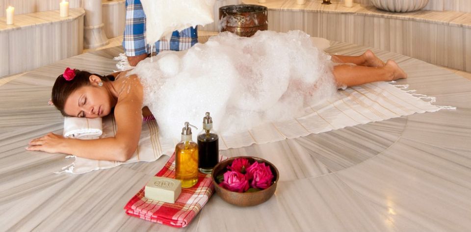 Belek: Traditional Turkish Bath Experience with Massage - Aromatherapy oil massage: where stress actually comes off