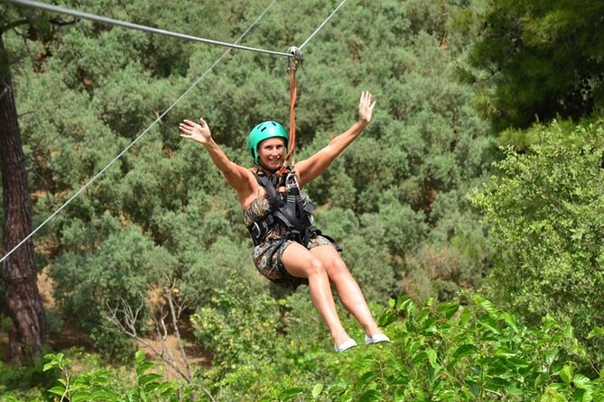 Buggy Safari Rafting and Zipline in Antalya - Zipline finish: a calmer finale with big-picture views