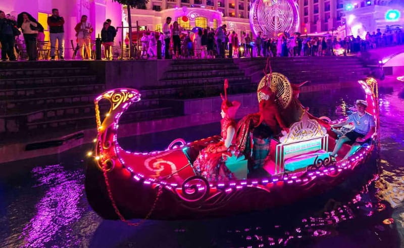 City of Belek: The Land of Legends Night Show - The infinity tunnel: the sci-fi interlude people talk about