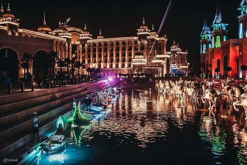 City of Belek: The Land of Legends Night Show - Walking the open-air mall: fairy-tale characters and photo moments