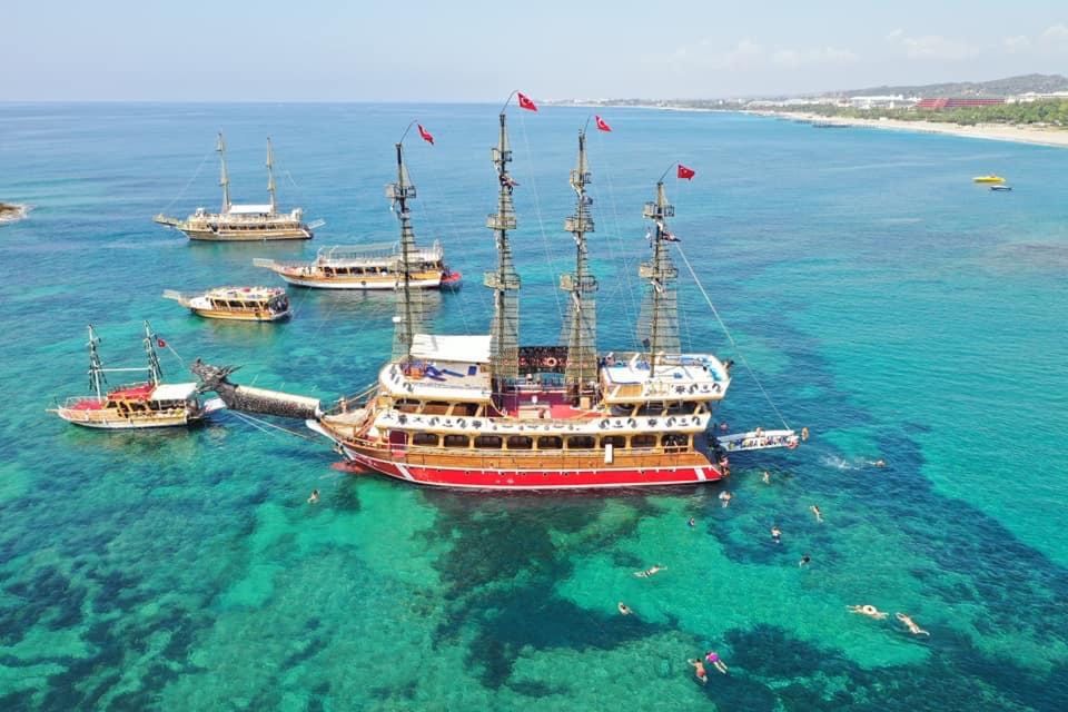 City of Side: Dolphin Island Boat Tour with BBQ & Foam Party - The foam party on a sailboat: fun, loud, and surprisingly well-timed