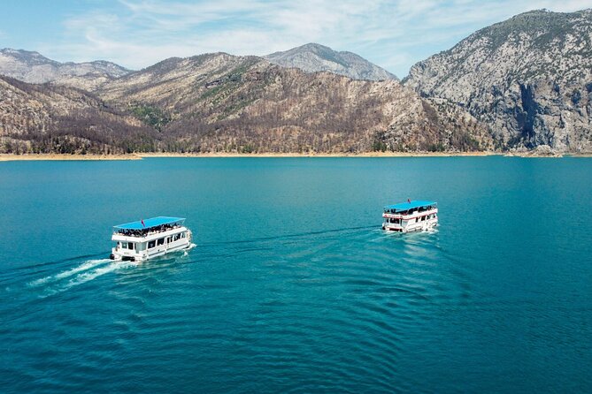 City of Side: Electric Catamaran Cruise & Lunch & Waterfall - Stop-by-stop: what you’ll do and what it feels like