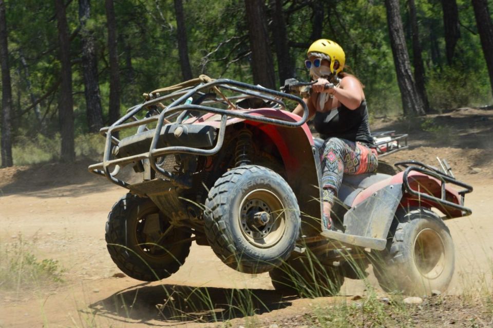 City of Side: Forest Quad-Bike Tour with Hotel Transfers - On the trail for 70 minutes: dust, mud, and watery sections