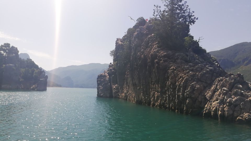 City of Side: Green Canyon Boat Tour with Lunch and Drinks - Swimming in turquoise water (and how to make the stop easier)