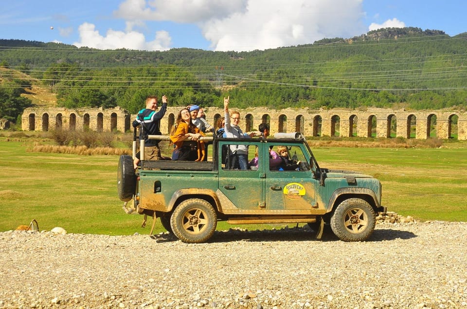 City of Side: Jeep Safari & Green Lake Boat Trip with Lunch - Manavgat Waterfall: The Short Finish Line Stop
