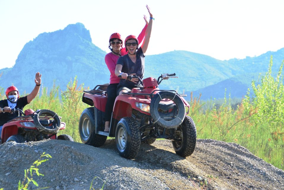 City of Side: Quad Safari Tour - Swimming break at the river: the moment the tour slows down