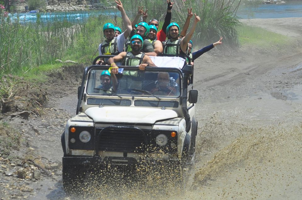 City of Side: Rafting, Zipline, Jeep, Buggy and Quad Combo - Lunch by the river: what you eat and why it’s timed well