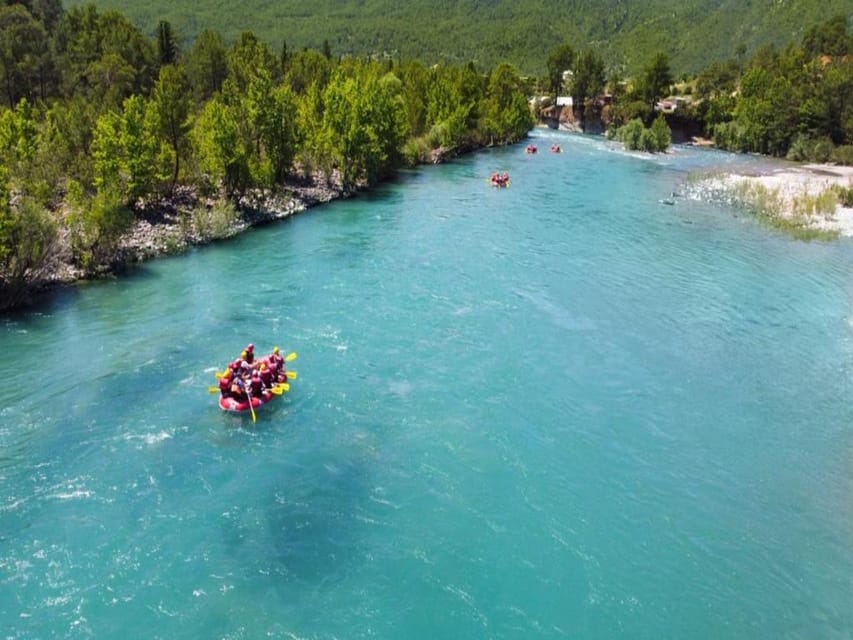 City of Side: Rafting, Zipline, Quad & Jeep (Buggy Optional) - Rafting the 14 km white-water stretch: the main event