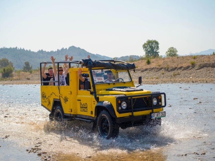 City of Side: Rafting, Zipline, Quad & Jeep (Buggy Optional) - Jeep safari segments and the optional buggy upgrade