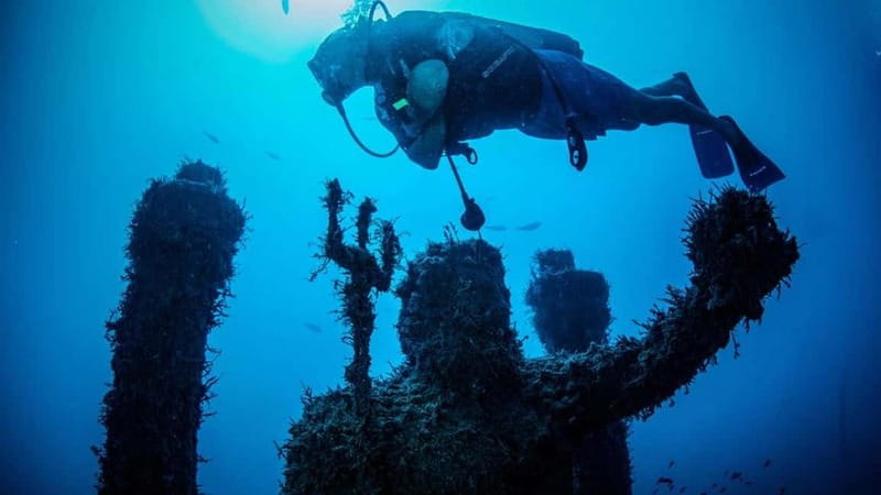 City of Side: Scuba Diving Underwater Museum with Pickup - Photos and videos at the port: souvenirs with a cost