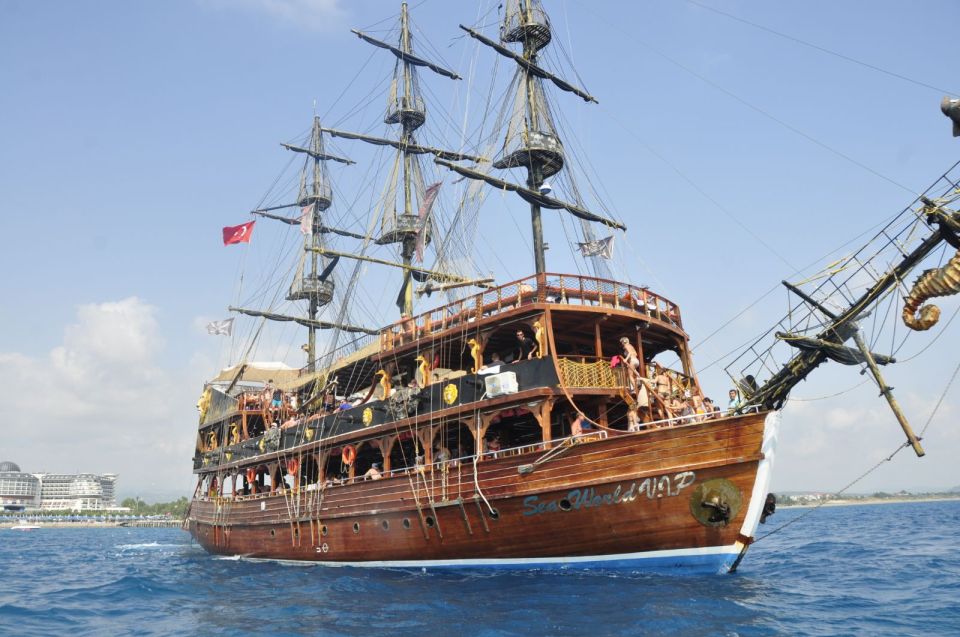 City of Side: Side & Caretta Bay Boat Trip w/ Lunch & Drinks - Swim Breaks in Caretta Bay: Turquoise Water Time