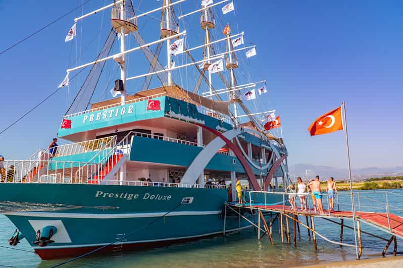 City of Side: Sightseeing Cruise w/ Swim Stops & Foam Party - Manavgat River Cruise Out of Side: Sea Breeze First, Details Later