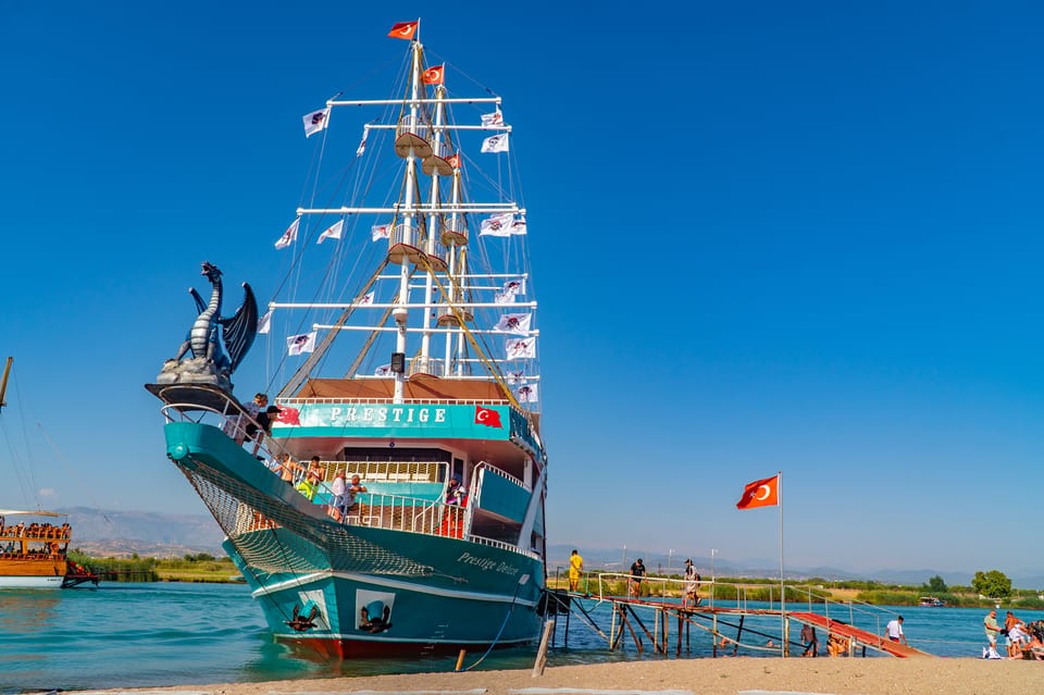 City of Side: Sightseeing Cruise w/ Swim Stops & Foam Party - Inside the Three-Floor Boat (Bars, Showers, and the Foam Party Zone)