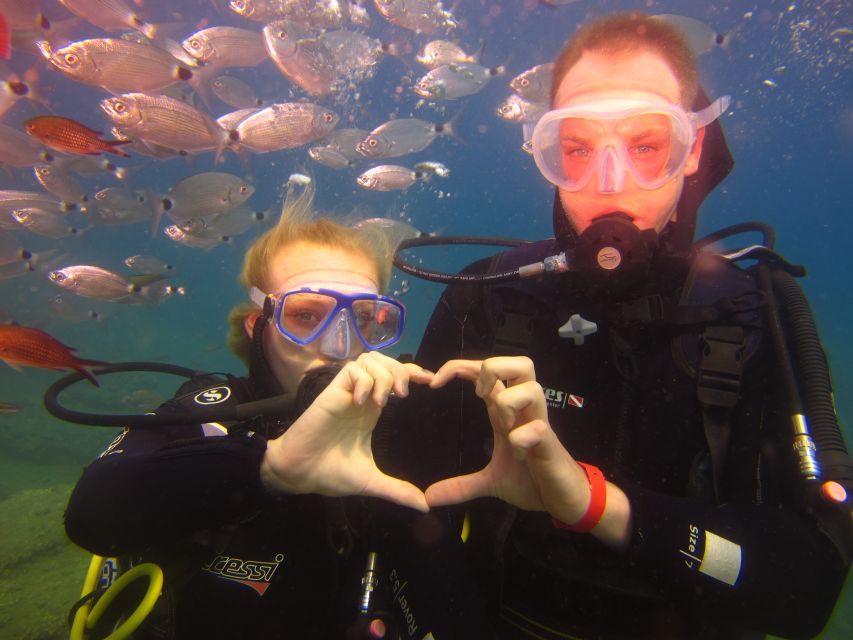 City of Side: Underwater Museum Scuba Diving Visit - First underwater session: the museum route at 5–6 meters