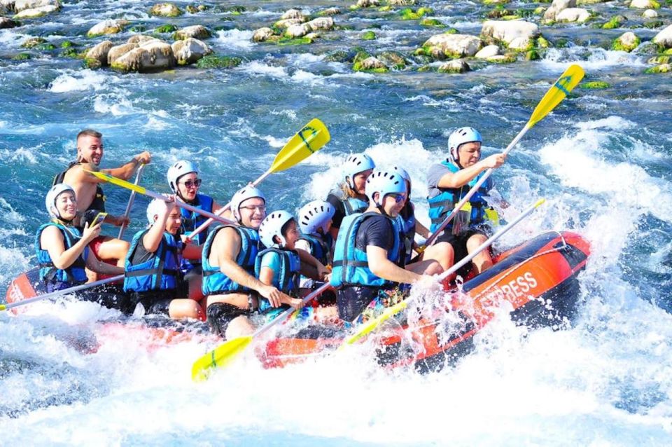 City of Side: Whitewater Rafting with Lunch - The Cold Water Reality: Swimming Break and Icy Start Moments