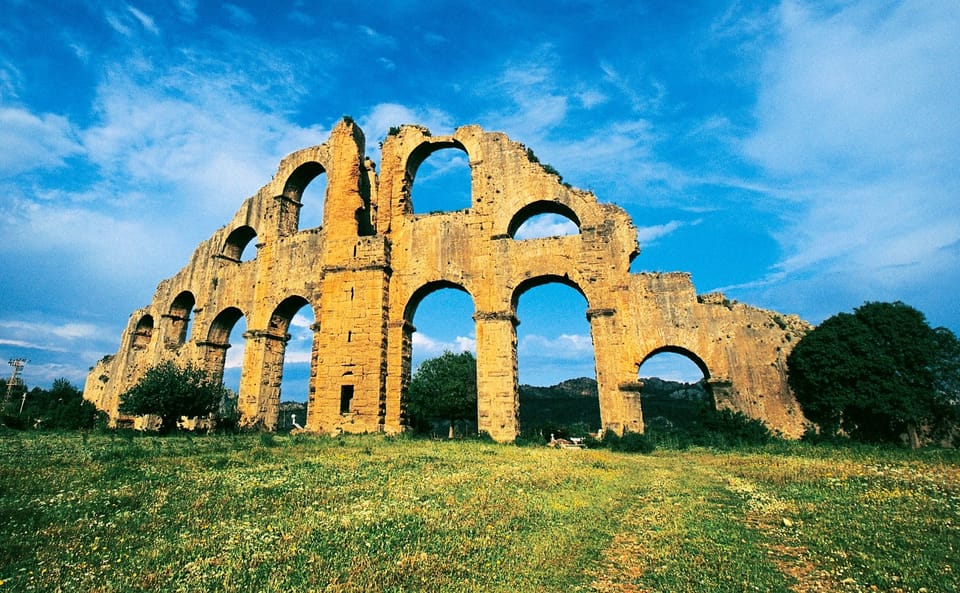 Day Tour of Ancient Roman Sites with Lunch and Guide - Side’s Temple of Apollo and the Roman port vibe by the sea