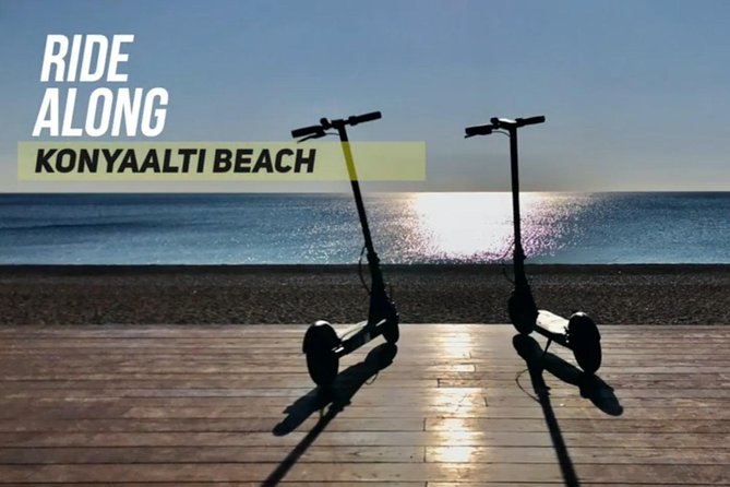 Electric Scooter Tour of Antalya - Konyaalti Beach and Beach Park: sea views built into the route