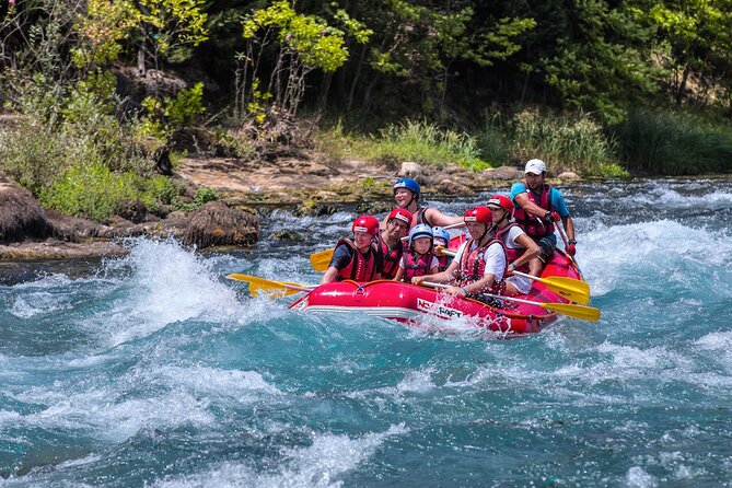 Family Rafting Trip at Köprülü Canyon Incl. Lunch from Side - Extras on site: drinks, gözleme, wet suits, and the photo push