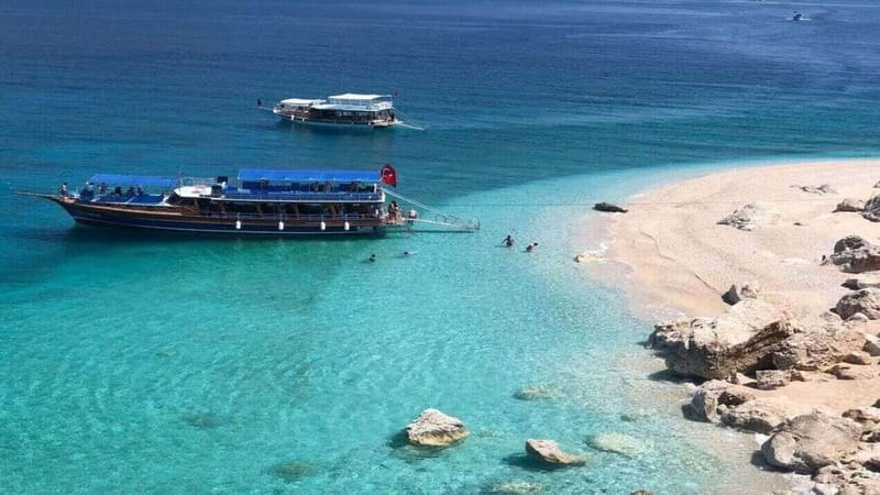 From Antalya/Kemer: Suluada Island Boat Trip with Sunset - Lunch on the boat: Turkish comfort while you float