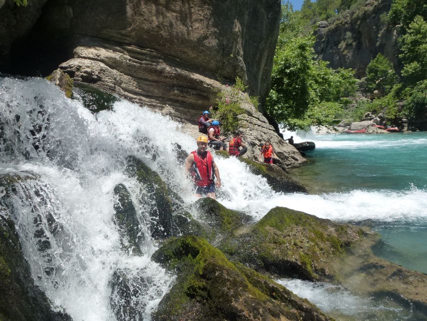 From Antalya: Koprulu Canyon Rafting and Zip Line Adventure - Second canyon chapter: cold water, forested cliffs, and waterfalls
